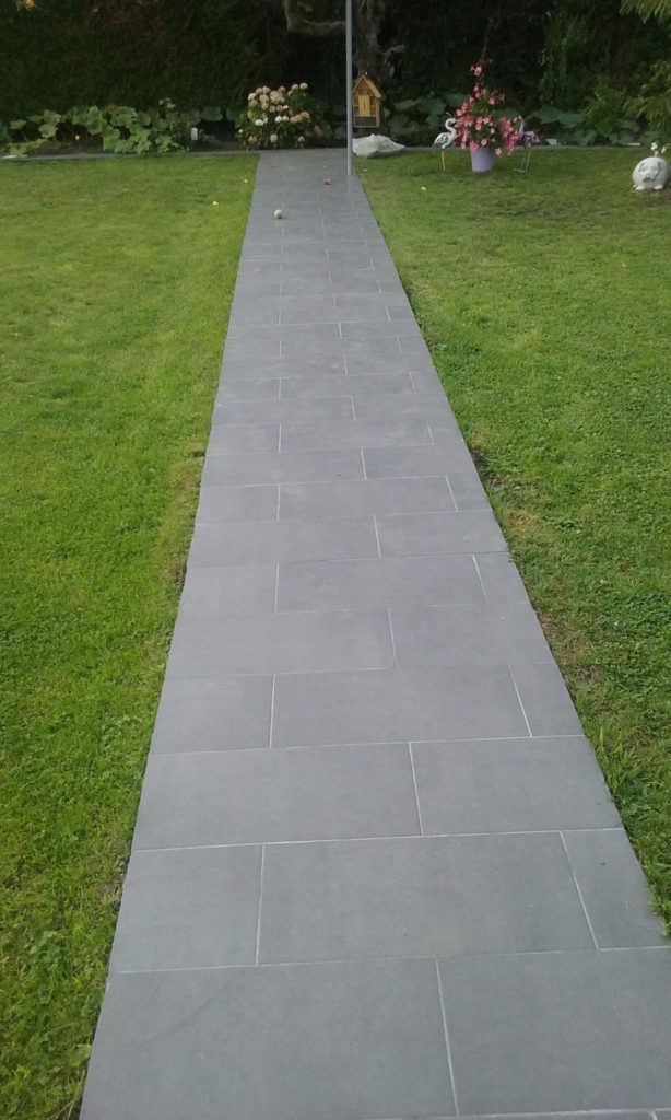 Carrelage jardin